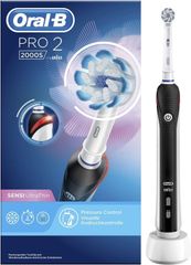 Bàn Chải Điện Oral-B Pro 2 2000S Sensi Ultrathin màu đen