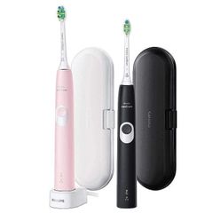 Set 2 bàn chải điện cao cấp Philips Sonicare 4300 HX6800/35