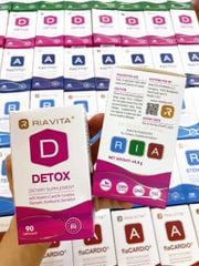 Viên uống Riavita D Detox Dietary Supplement - Thải độc