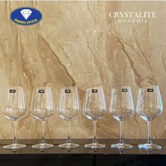 Bộ 6 Ly Rượu Vang Crystalite Bohemia Strix 580ml