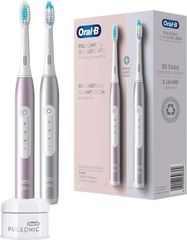 Set 2 bàn chải điện cao cấp Oral-B Pulsonic Slim Luxe 4900