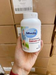 Viên uống bổ xung Canxi + Vitamin D3 Mivolis