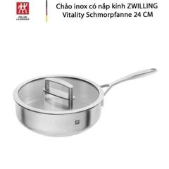 Chảo inox có nắp ZWILLING Vitality 24cm