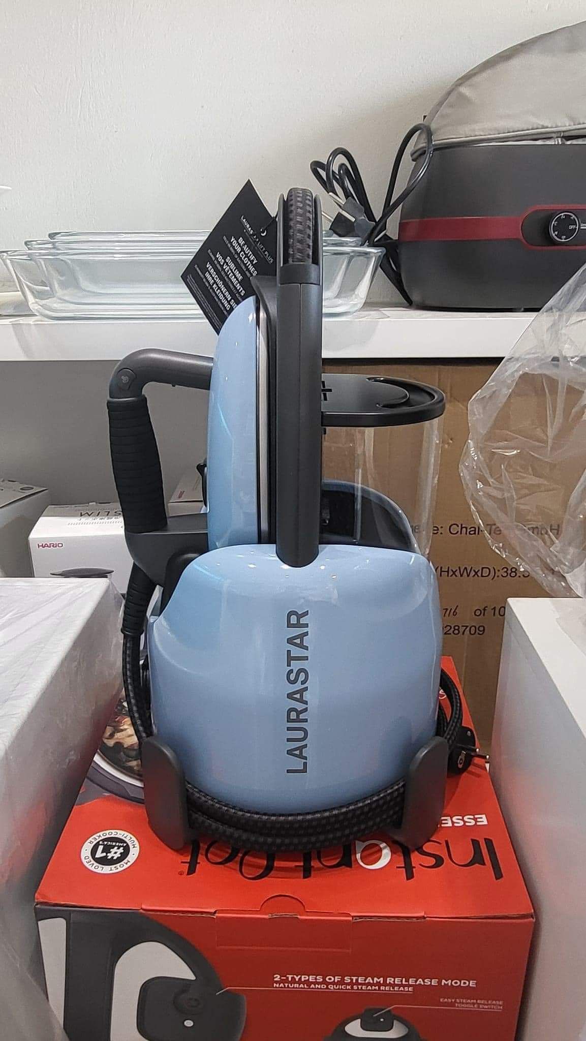 FERRO DA STIRO A VAPORE 2000 W PIASTRA IN CERAMICA STIRATURA VERTICALE Iron 1038