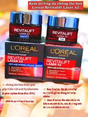 Bộ kem dưỡng da Loreal ngày đêm (Loreal Paris Revitalift Laser X3)
