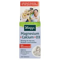 VIÊN UỐNG KNEIPP MAGNESIUM + CALCIUM + D3