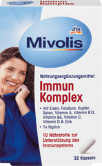 Viên uống hỗ trợ tăng miễn dịch Mivolis Immun Komplex