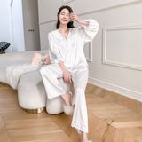  Pyjama dài lụa satin PM253 