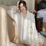  Váy sơmi lụa D5127 