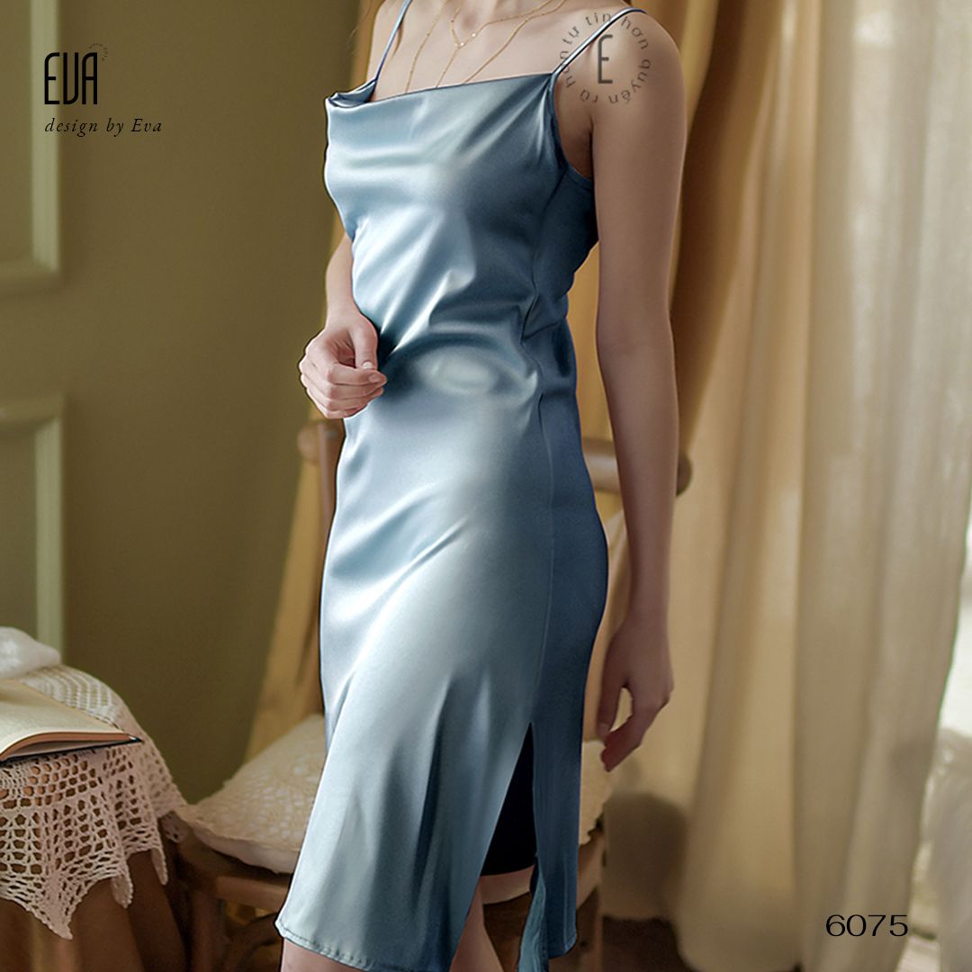 Váy ngủ gợi cảm gu cổ điển chất lụa mềm mịn thoáng mát 6075 – Eva ...