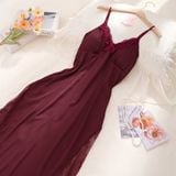  Váy lụa dài D4777 