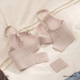  Áo lót su đúc 5cm A2381 không gọng - Tặng kèm nối lưng 