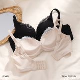  Áo trơn viền ren A6441 