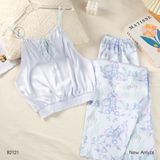  Bộ lụa yếm áo croptop B2121 