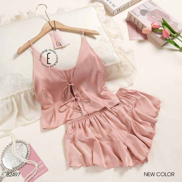  BỘ LỤA NGẮN MẶC NHÀ B2497 
