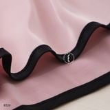  Bộ lụa 2 dây croptop viền màu B324 