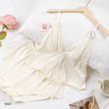  Bộ lụa 2 dây ngắn croptop B467 