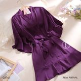  Choàng lụa Tím C2743 