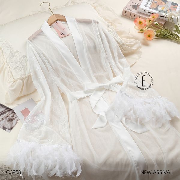  Choàng lưới dài C3958 