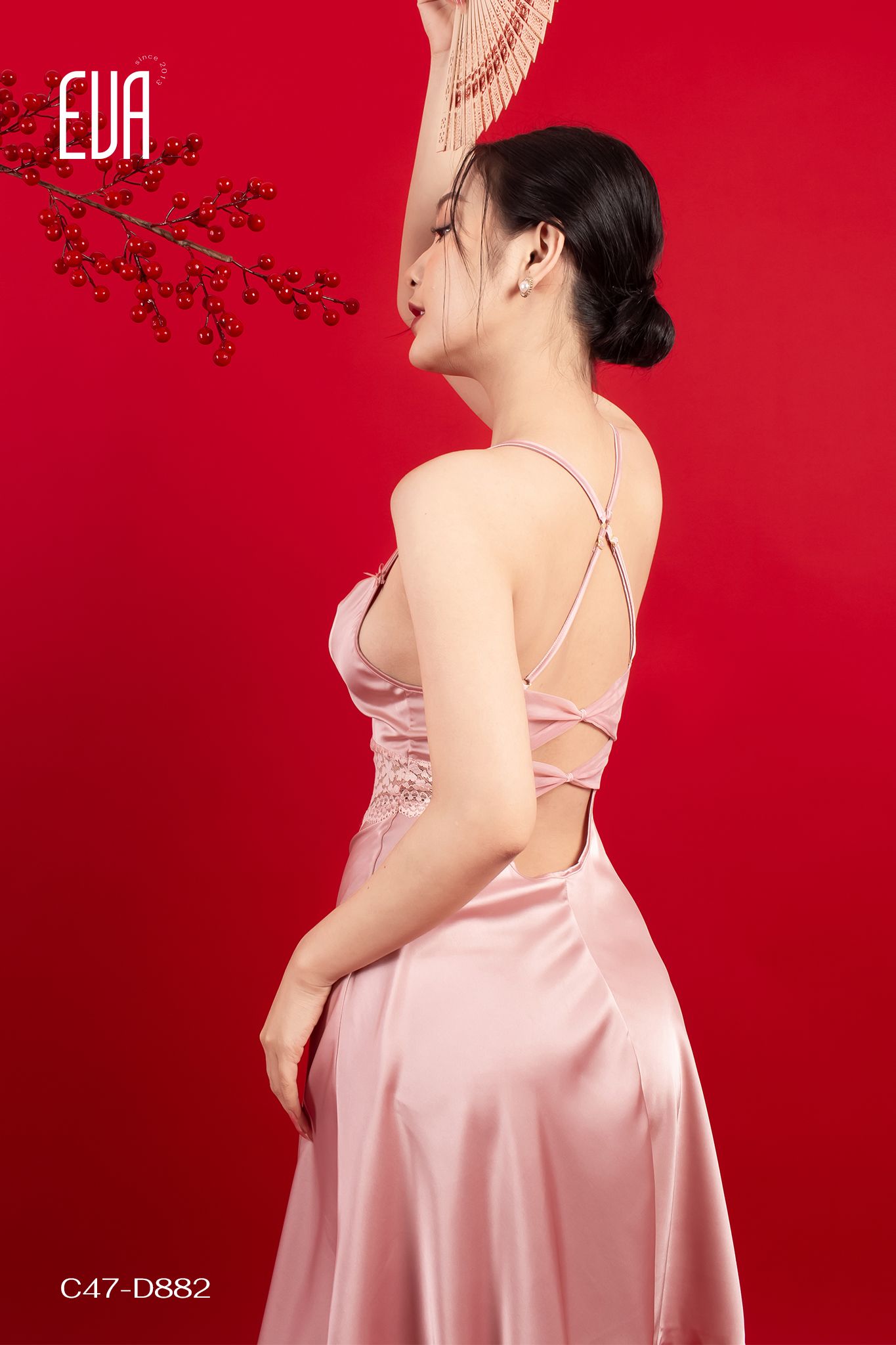 Silk Dress D882 – Eva Store