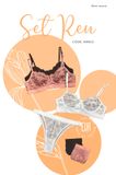  Non padding bra set M9922 