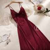  Váy lụa dài D1395 