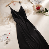  Váy lụa dài D1395 