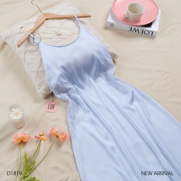  Váy lụa dài cao cấp D1819 