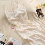  Váy lụa dài cao cấp D1819 