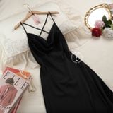  Váy lụa dài D205 