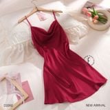  Váy lụa cổ đổ D2350 