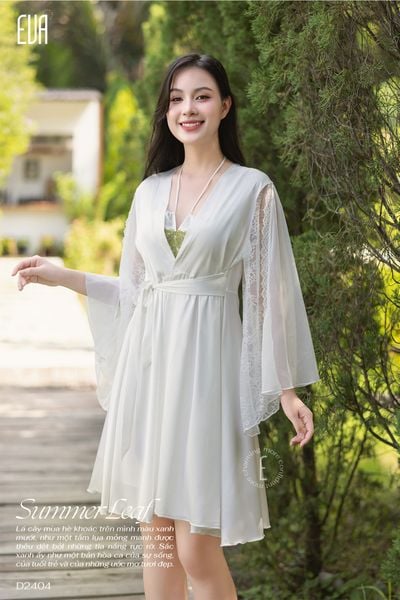  Choàng lụa phối ren C99 