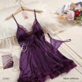  Váy lụa xẻ D2487 