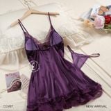  Váy lụa xẻ D2487 