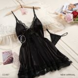  Váy lụa xẻ D2487 