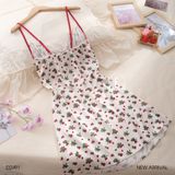  Váy lụa hoa D2491 