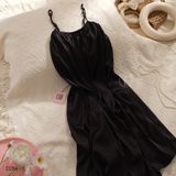  Váy lụa trơn D284 