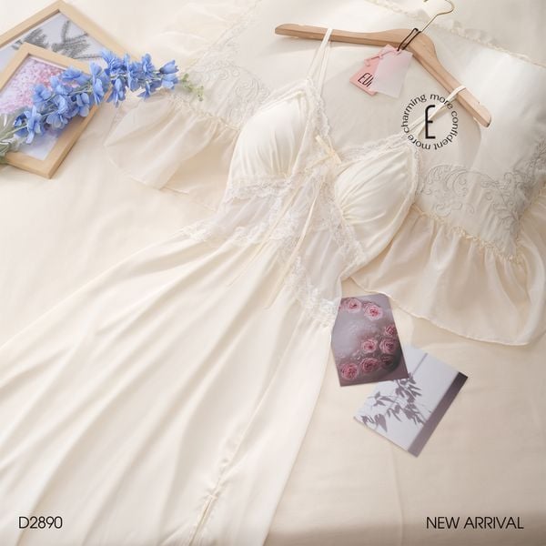  Váy lụa dài D2890 