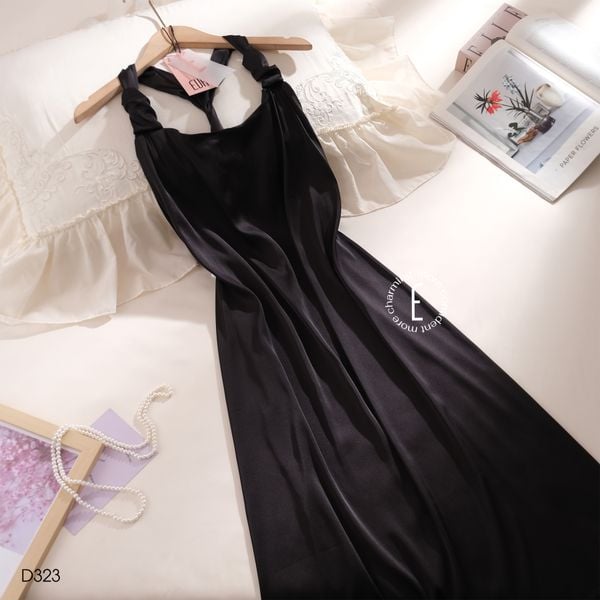  Váy lụa dây D323 