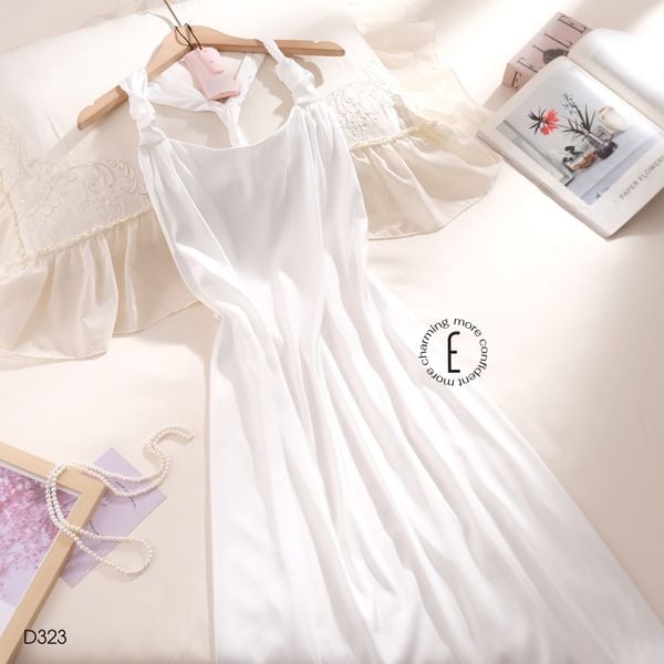  Váy lụa dây D323 