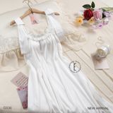  Váy lụa cột nơ D336 