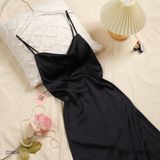  Váy lụa dài D3414 