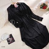  Váy sơ mi lụa D345 