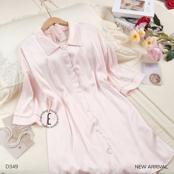  Váy Sơ mi phối ren D349 