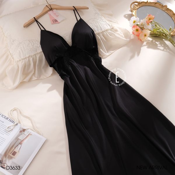  Váy lụa dài D3633 