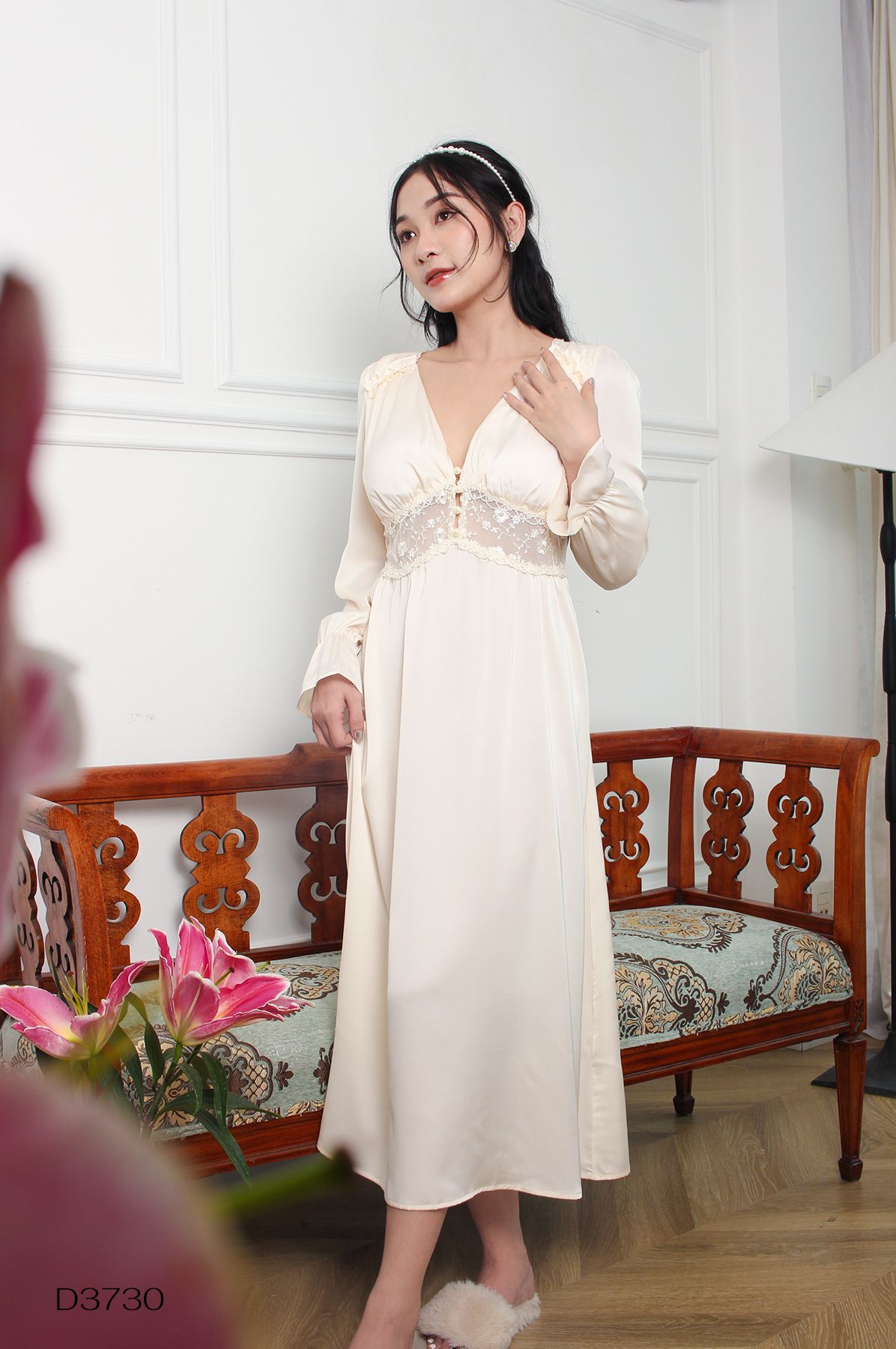 Váy tiểu thư tay dài 3730 – Eva Store