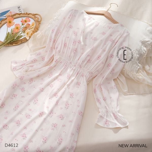  Váy tiểu thư hoa nhí D4612 
