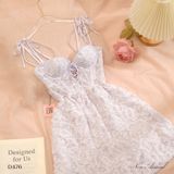  Floral Lace Dress D476 