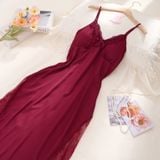  Váy lụa dài D4777 