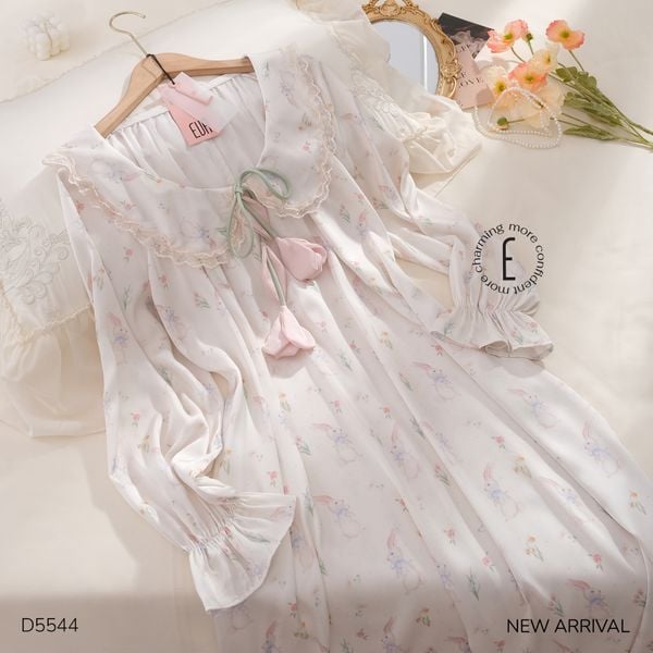  Váy tiểu thư ( cổ sen) D5544 